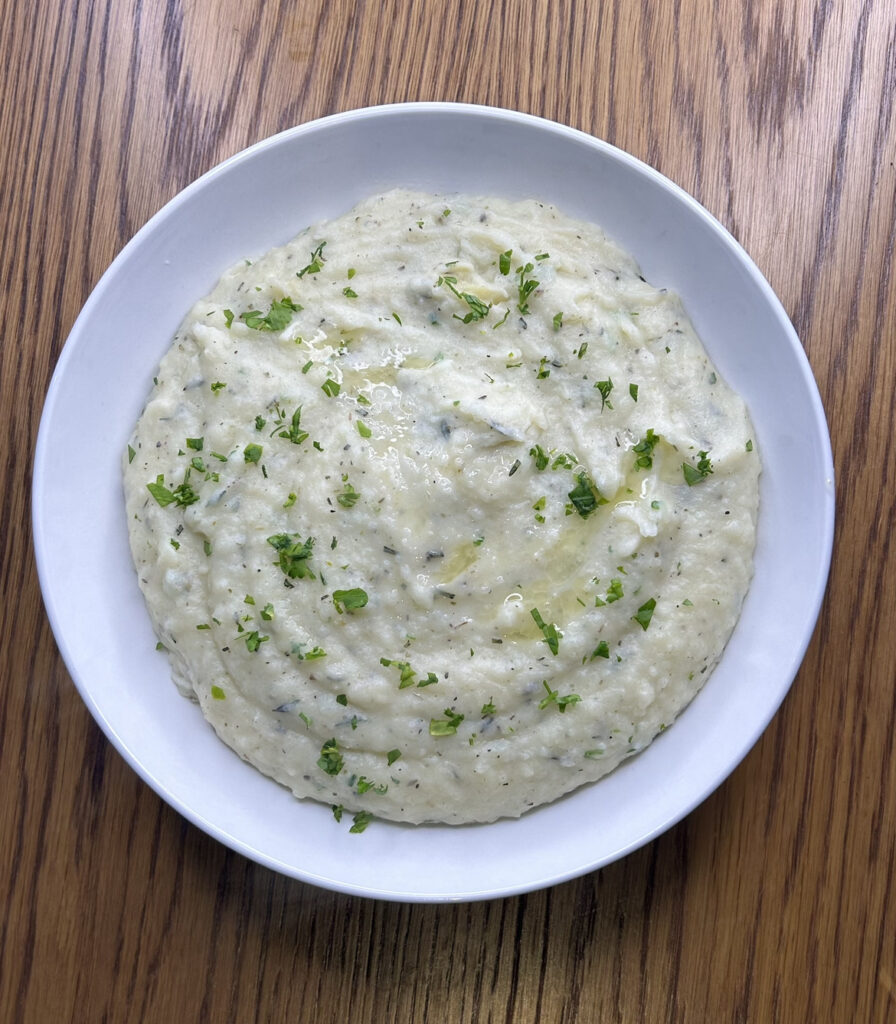 Creamy Herby Mashed Potatoes Recipe