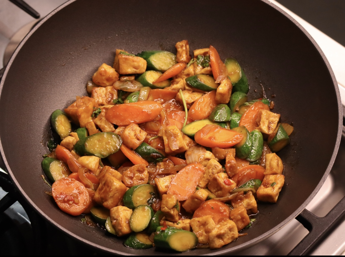 Vegetables With Tofu Stir-Fry