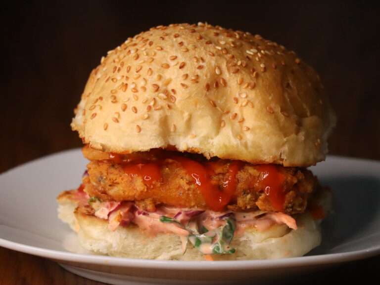 Oyster Mushroom Burger