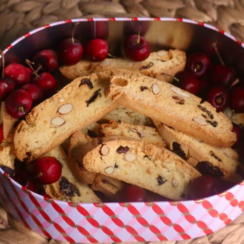 Cherry And Almond Biscotti