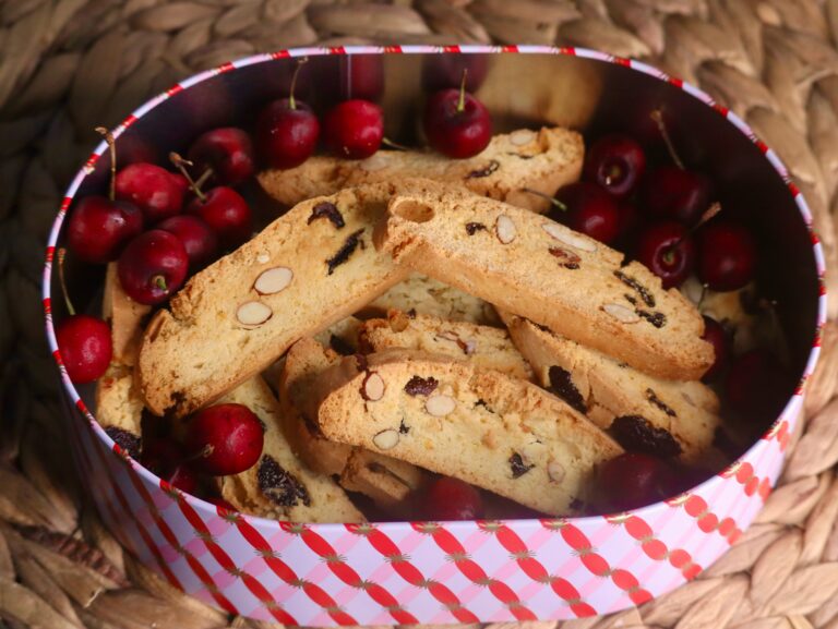 Cherry And Almond Biscotti