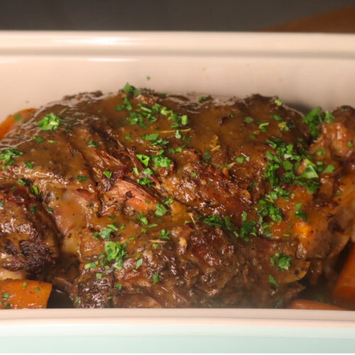 Slow Cooked Roast Leg Of Lamb Recipe