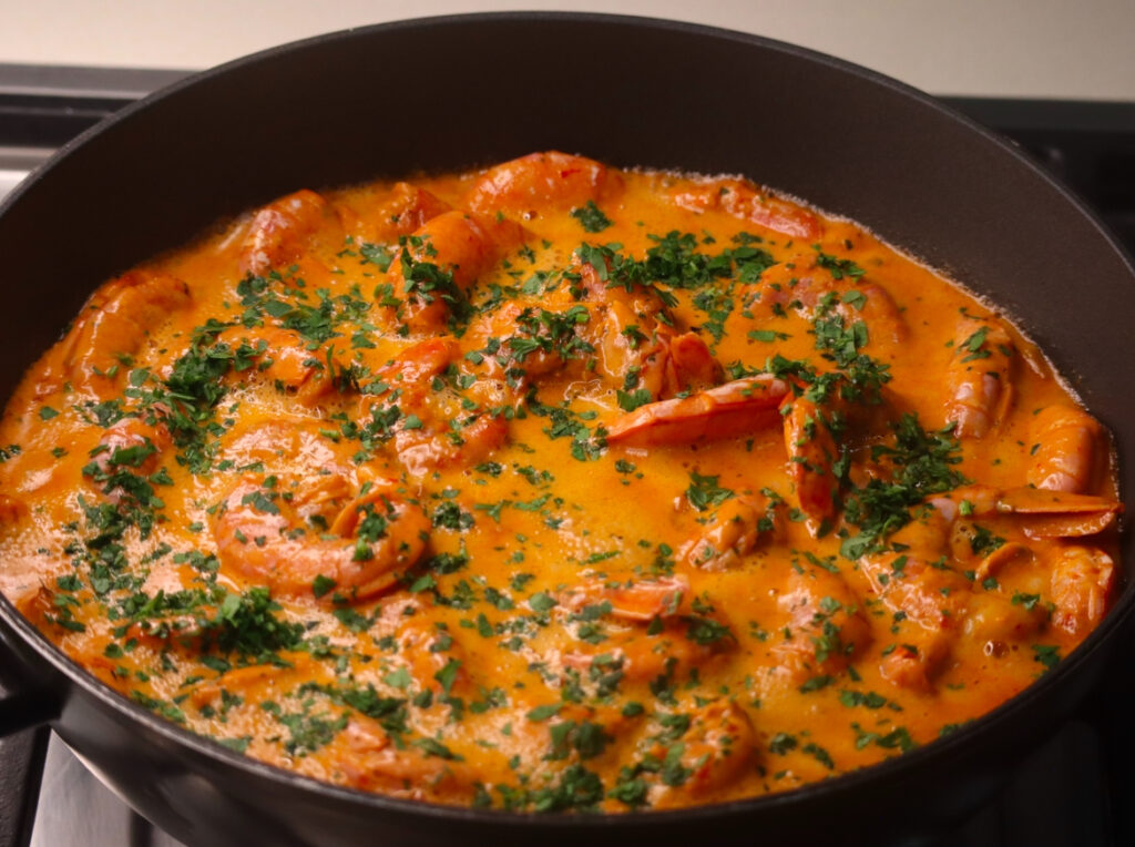 Creamy Peri Peri Prawns Recipe